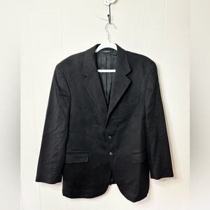 Joseph & Lyman black 100% cashmere sport coat size 40R